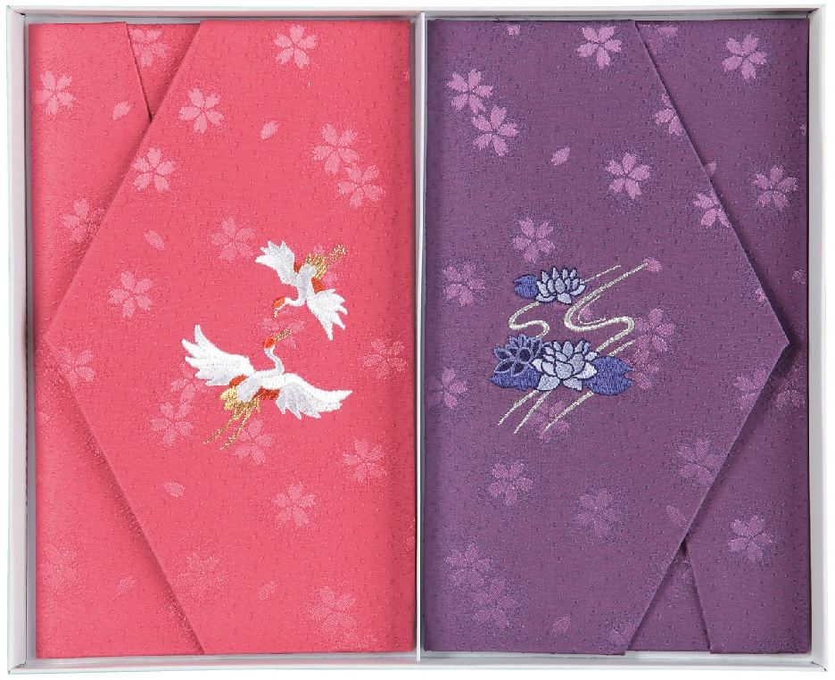 【758】エステル桜綸子金封ふくさセット